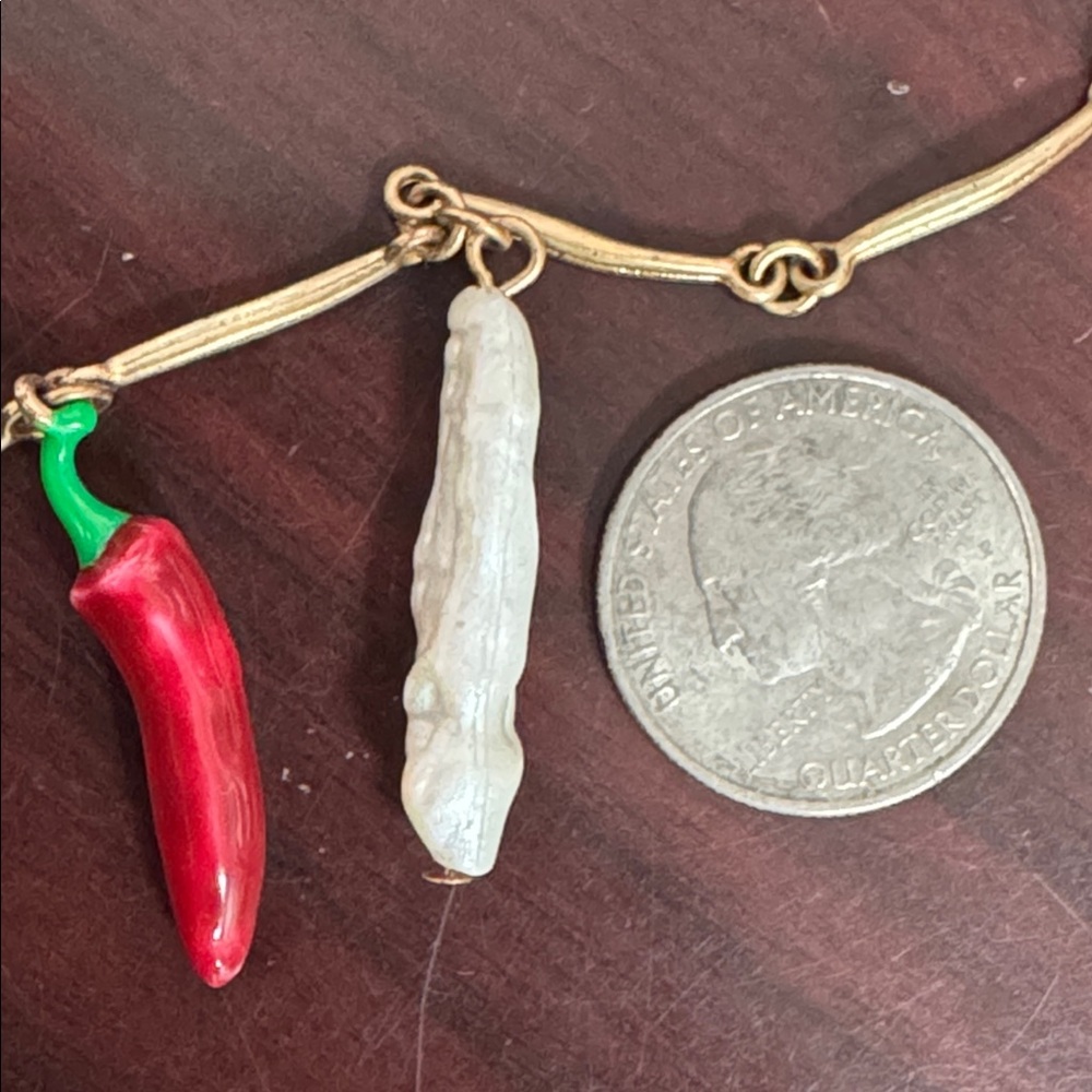 Zara Hot Pepper Charm Necklace - Picture 10 of 16